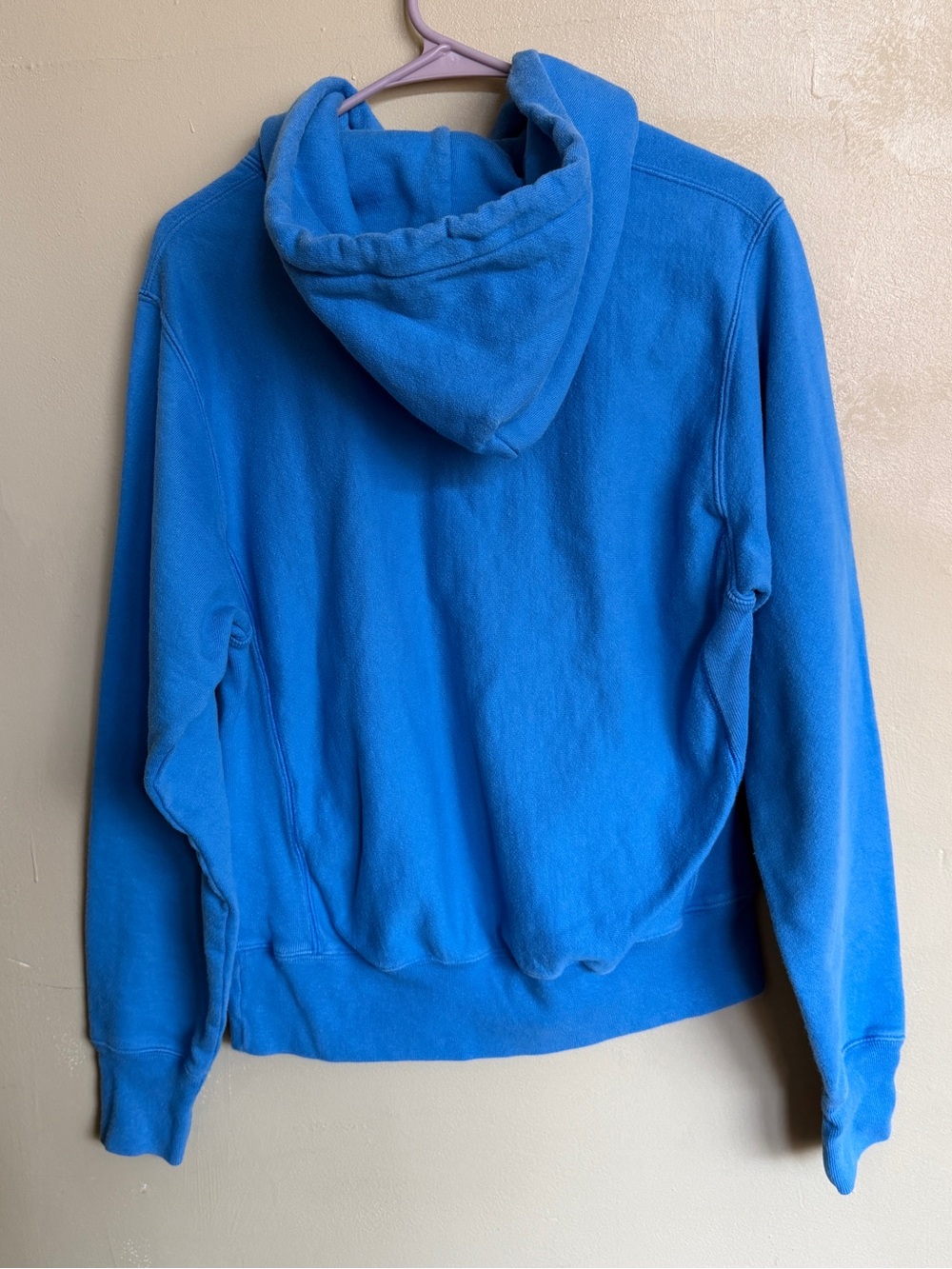 Champion Men's Blue Reverse Weave Hoodie - Picture 2 of 6